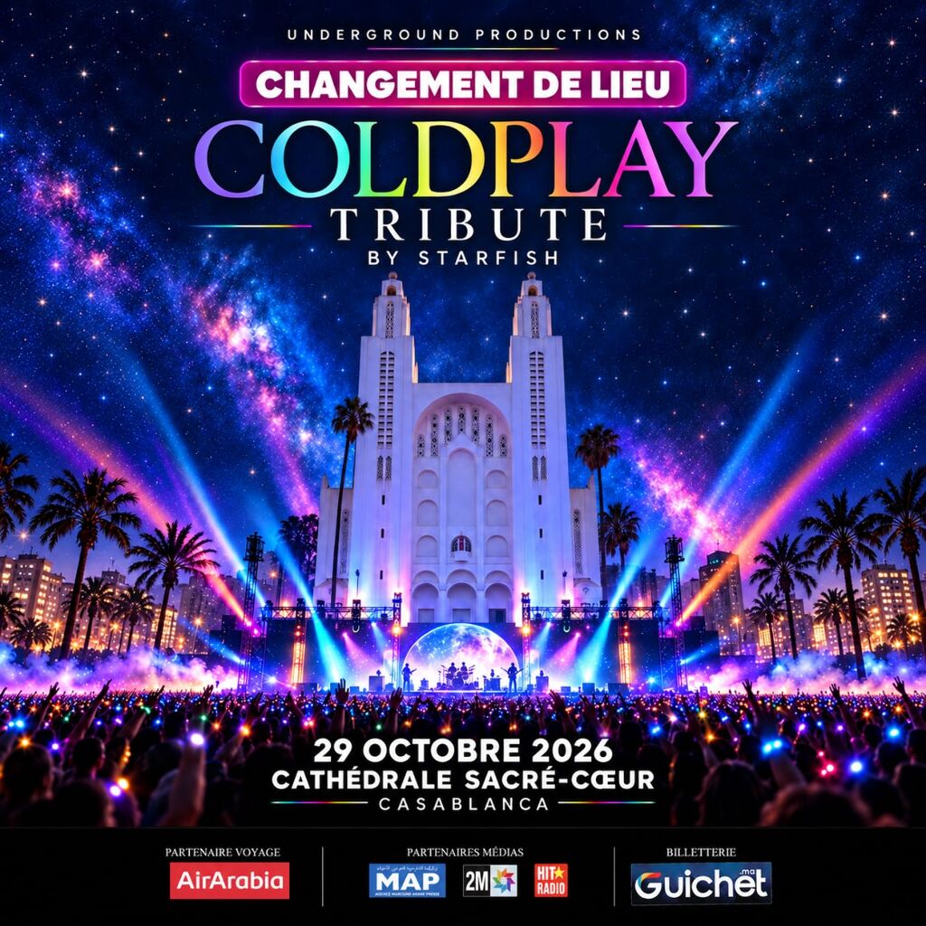 Coldplay Tribute 2026 à Casablanca